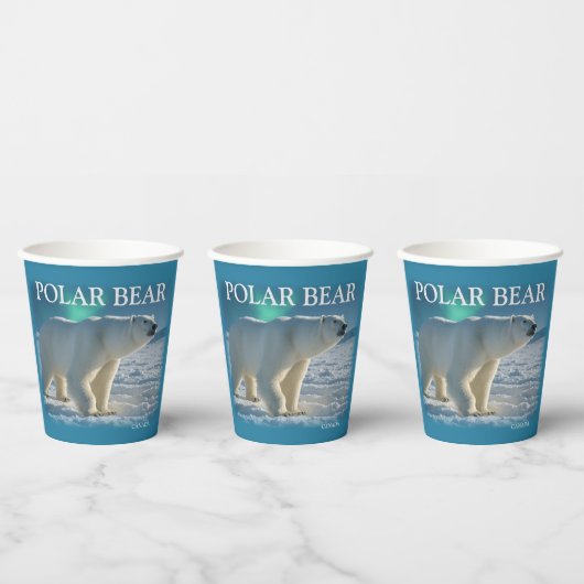 POLAR BEAR PAPPBECHER (Multi)