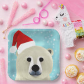 Polar Bear Pappteller (Party)