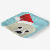 Polar Bear Pappteller (Gewinkelt)