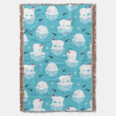 Polar Bear Party Decke (Vorderseite Vertikal)