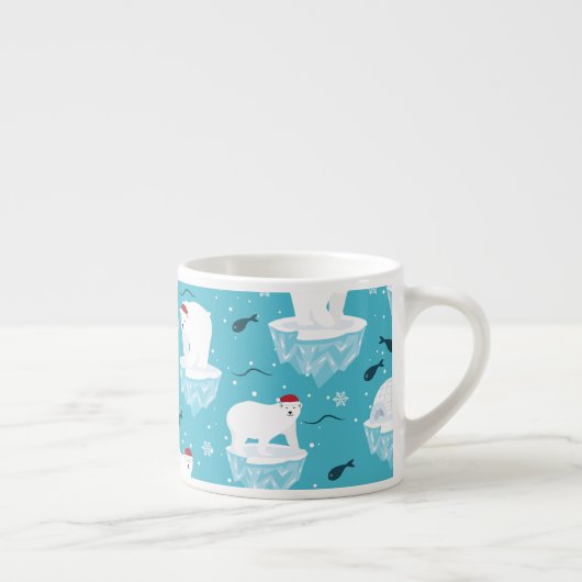 Polar Bear Party Espressotasse (Rechts)