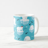 Polar Bear Party Kaffeetasse (VorderseiteRechts)