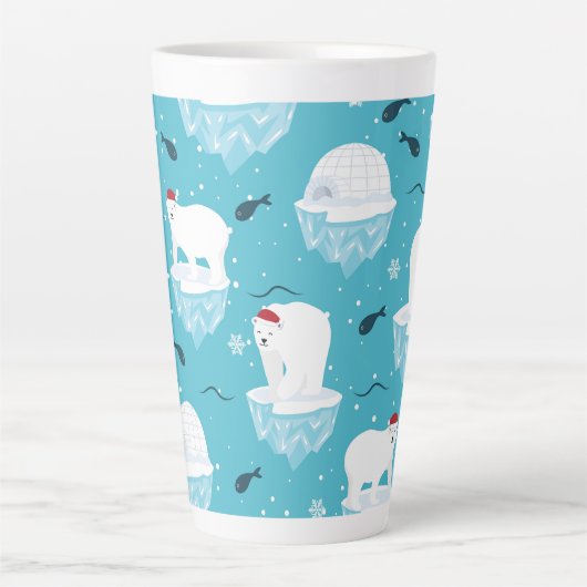 Polar Bear Party Milchtasse (Vorderseite)