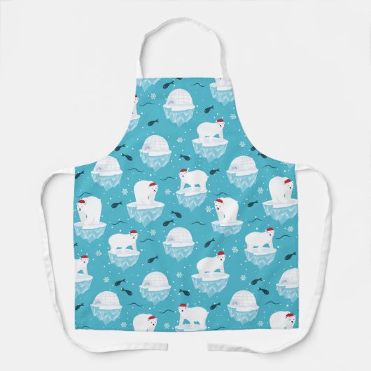 Polar Bear Party Schürze (Vorderseite)