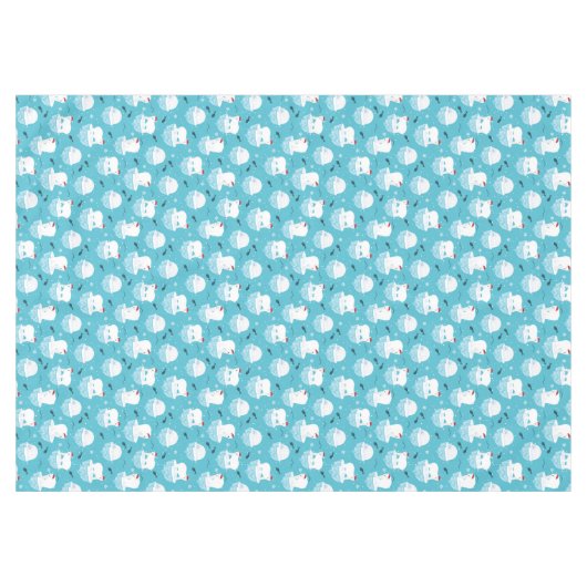 Polar Bear Party Tischdecke (Vorderseite (Horizontal))