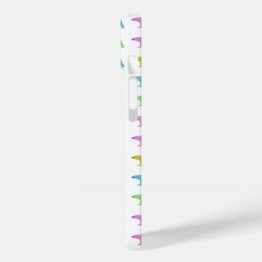 Polar Bear Pattern iPhone Case (Rückseite / Links)