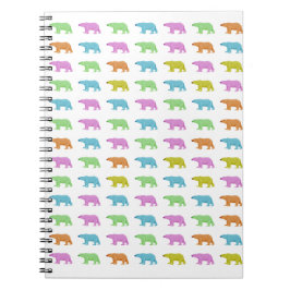 Polar Bear Pattern Notizblock