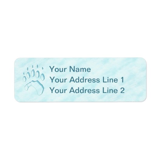 Polar Bear Paw Print (Vorne)