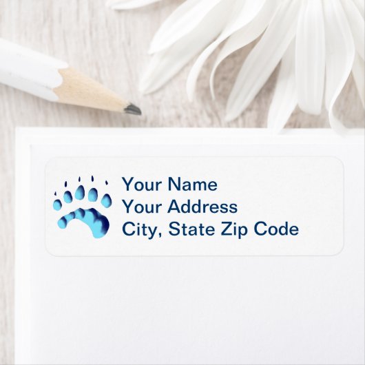 Polar Bear Paw Print (Insitu)