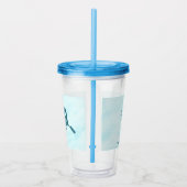 Polar Bear Paw Print Acryltrinkbecher (Rechts)