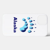 Polar Bear Paw Print Case-Mate iPhone Hülle (Rückseite (Horizontal))