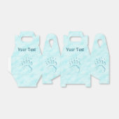 Polar Bear Paw Print Geschenkschachtel (Ungefaltet)