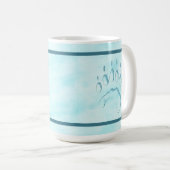 Polar Bear Paw Print Kaffeetasse (VorderseiteRechts)