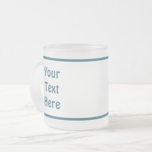 Polar Bear Paw Print Mattglastasse (Vorderseite Links)