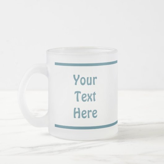 Polar Bear Paw Print Mattglastasse (Links)