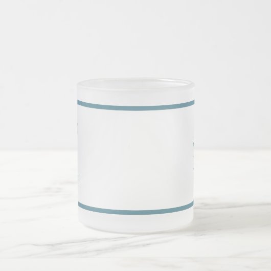 Polar Bear Paw Print Mattglastasse (Mittel)