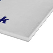 Polar Bear Paw Print Schneidebrett (Ecke)