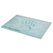 Polar Bear Paw Print Schneidebrett (Ecke)