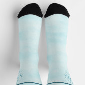 Polar Bear Paw Print Socken (Oben)