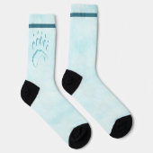 Polar Bear Paw Print Socken (Rechts)