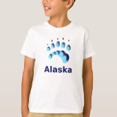 Polar Bear Paw Print T-Shirt (Vorderseite)