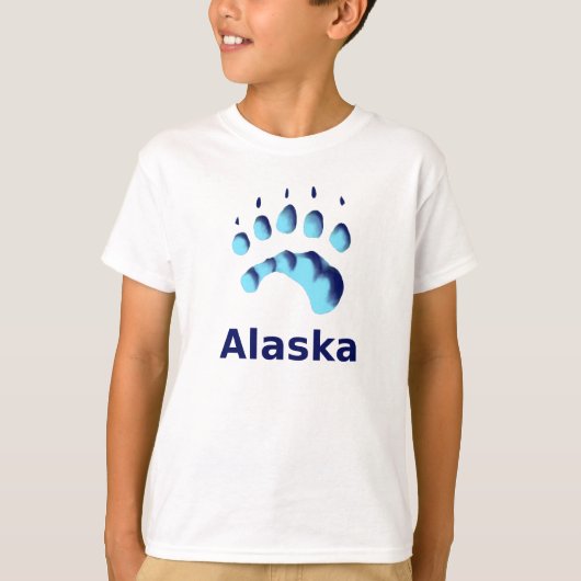 Polar Bear Paw Print T-Shirt (Vorderseite)