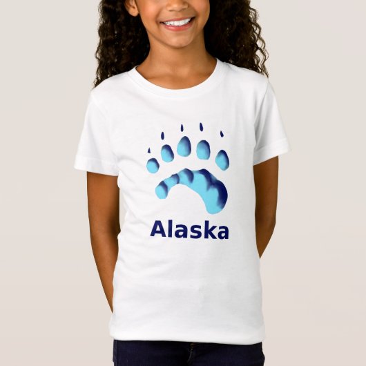Polar Bear Paw Print T-Shirt (Vorderseite)