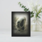 Polar Bear Paws Postcard Postkarte (Stehend Vorderseite)