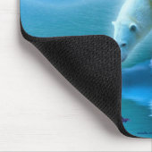 Polar Bear & Penguin Arktis Kunst, Dichtung und Mu Mousepad (Ecke)