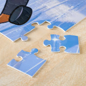 Polar Bear Playing Ice Hockey on a Frozen Rink Puzzle (Seite)