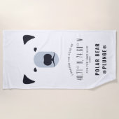 Polar Bear Plunge Strandtuch (Vorderseite)