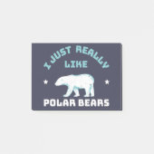 Polar Bear Post-it Klebezettel (Vorderseite)