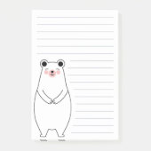 Polar Bear Post-it Klebezettel (Vorderseite)