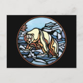 Polar Bear Postcard Nationalparkprojekt des Locarn Postkarte (Vorderseite)