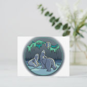 Polar Bear Postcard Nationalparkprojekt des Locarn Postkarte (Stehend Vorderseite)