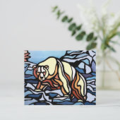 Polar Bear Postcard Nationalparkprojekt des Locarn Postkarte (Stehend Vorderseite)