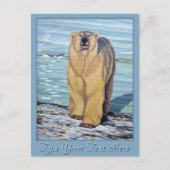 Polar Bear Postcard Polar Bären Art Postkarten (Vorderseite)