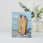 Polar Bear Postcard Polar Bären Art Postkarten (Stehend Vorderseite)