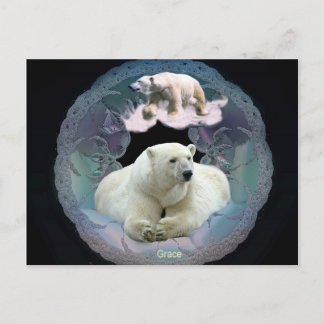 Polar Bear Postcard Postkarte