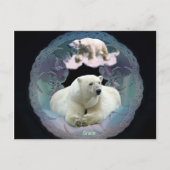 Polar Bear Postcard Postkarte (Vorderseite)