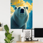Polar Bear Poster (Heimbüro)