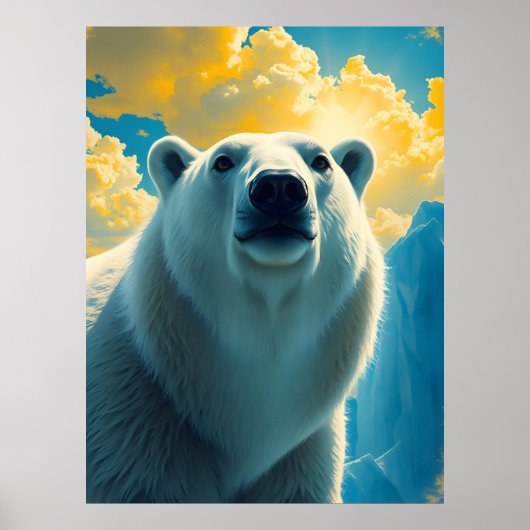 Polar Bear Poster (Vorne)