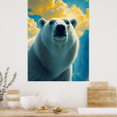Polar Bear Poster (Küche)