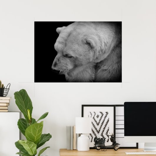 Polar Bear Poster (Heimbüro)