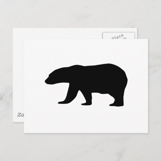 Polar Bear Postkarte (Vorne/Hinten)