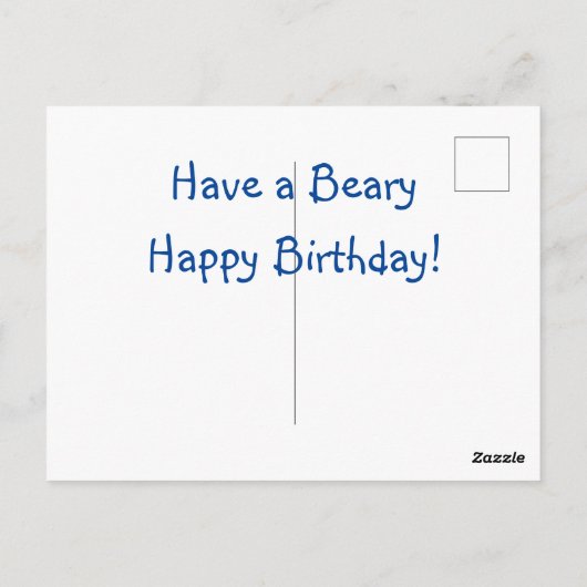 Polar Bear Postkarte (Rückseite)