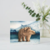Polar Bear Postkarte (Stehend Vorderseite)