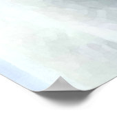 Polar Bear Print Poster (Ecke)