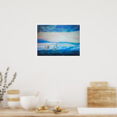 Polar Bear Print Poster (Küche)