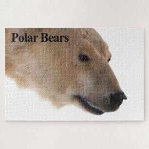 Polar Bear Profile Jigsaw Puzzle